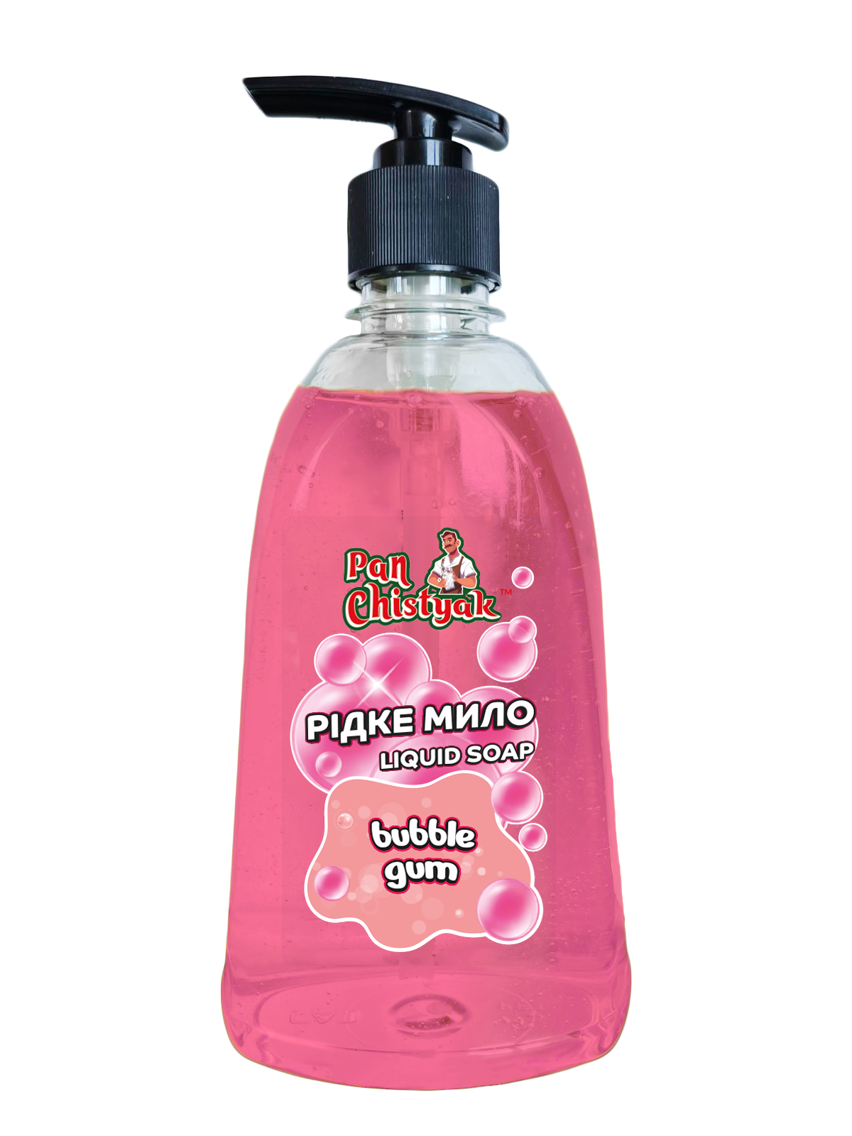 Рідке мило з ароматом бабл гам ТМ "Pan Chistyak", 0,5 л